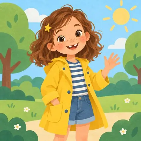 Mia, one of our sample heroes, painted in the Illustration style